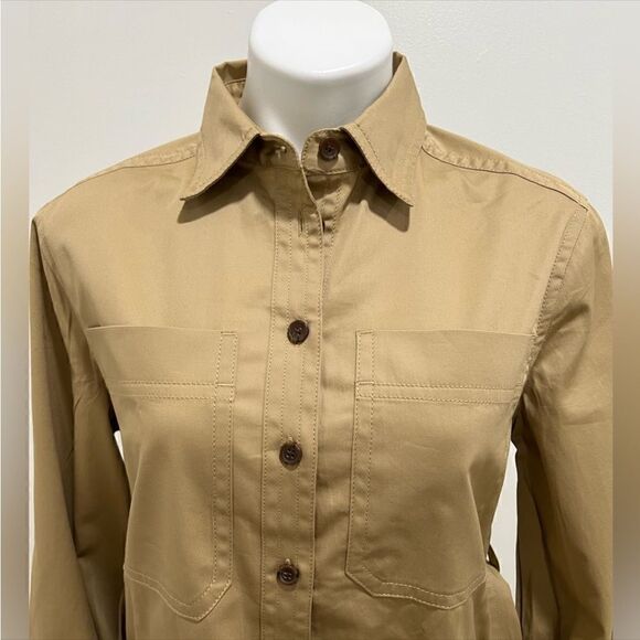 BANANA REPUBLIC TWILL MINI SHIRTDRESS - Picture 4 of 7